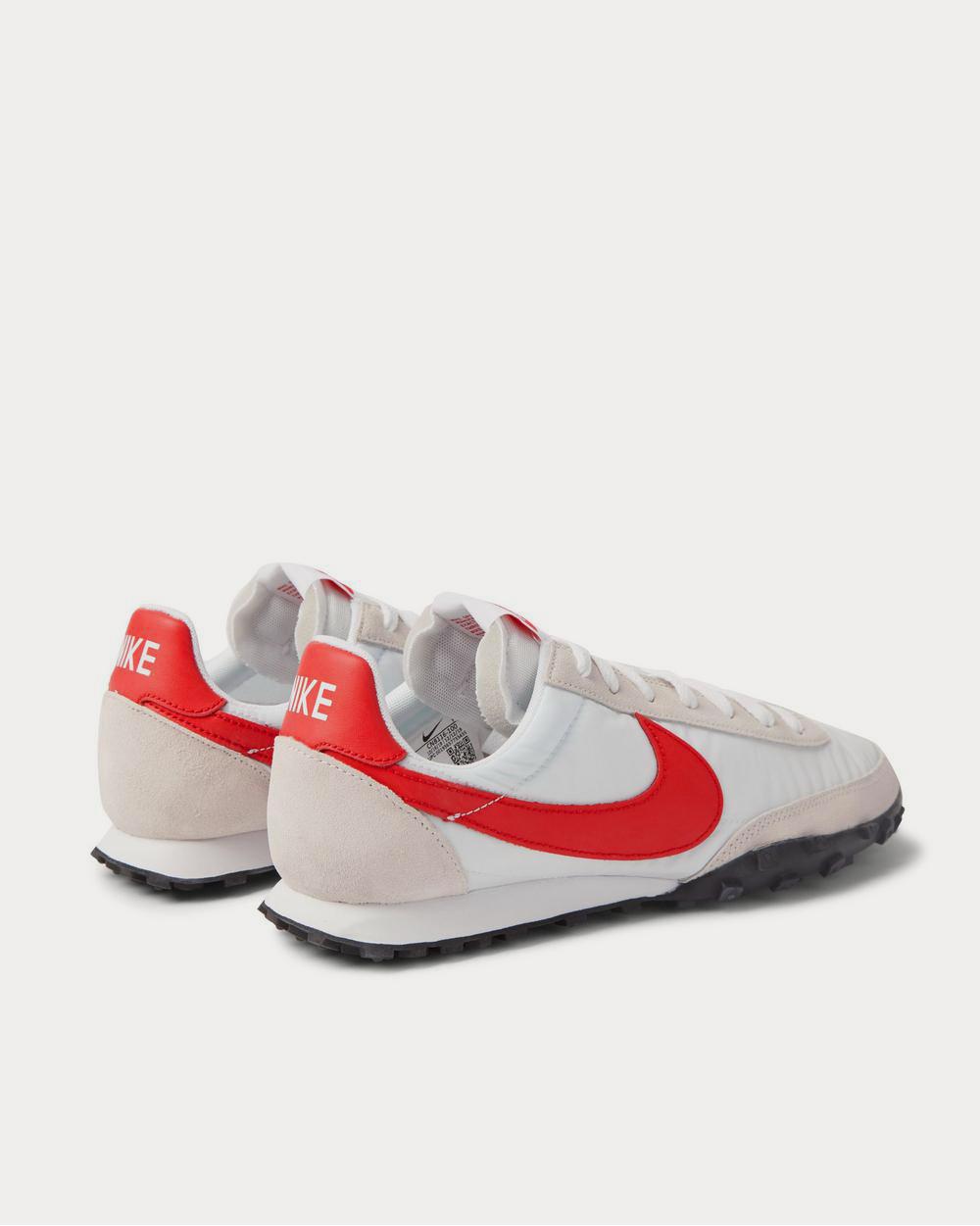 Nike Waffle Racer Leather-Trimmed Shell and Suede  White low top sneakers - 4