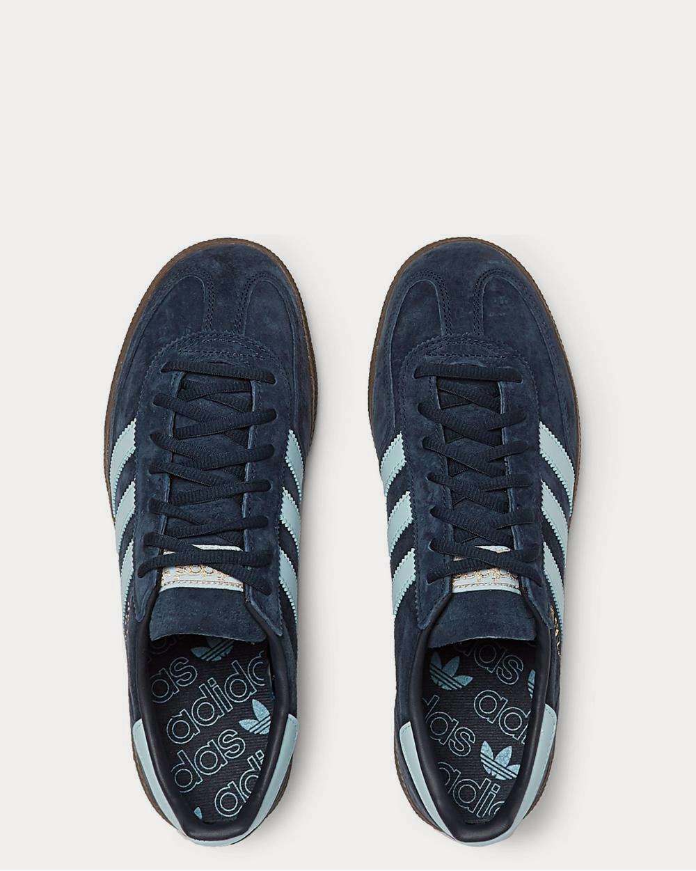 Adidas Handball Spezial Leather-Trimmed Suede  Navy low top sneakers - 6