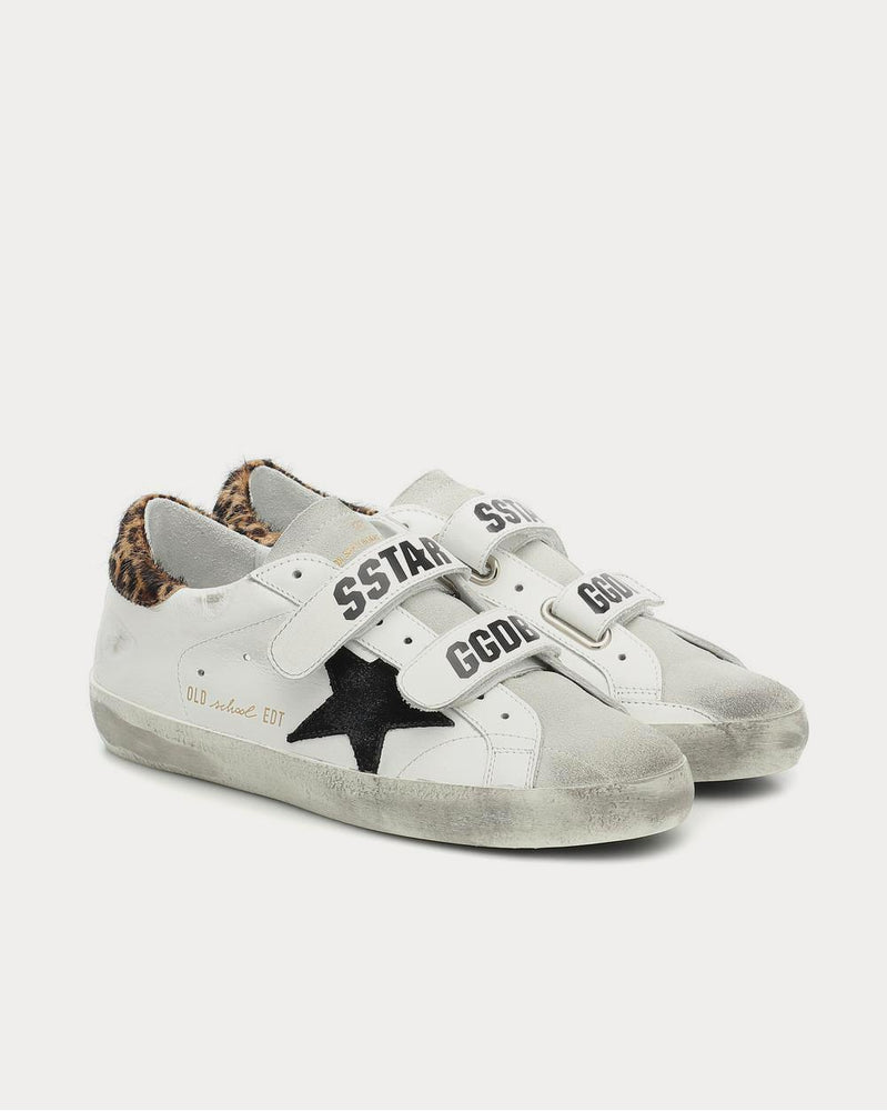 Golden Goose Old School leather White Low Top Sneakers - 3