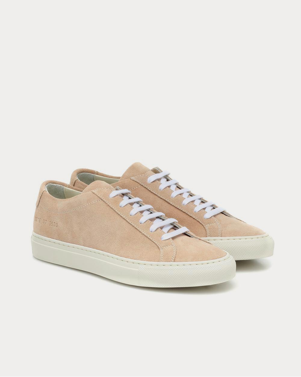 Common Projects Original Achilles suede Amber Low Top Sneakers - 2