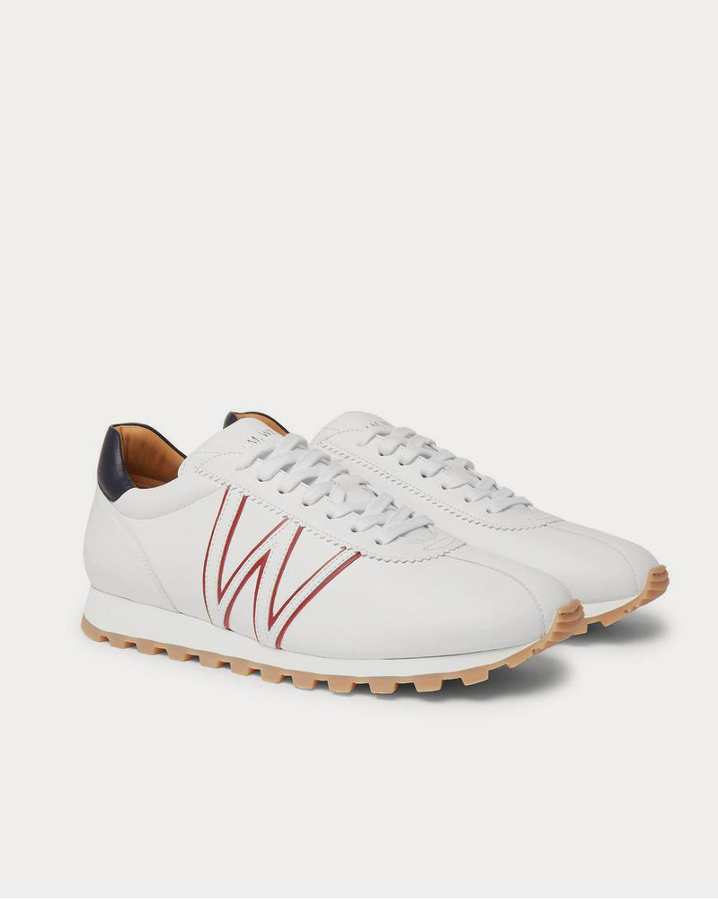 J.M. Weston On My Way Leather  White low top sneakers - 2