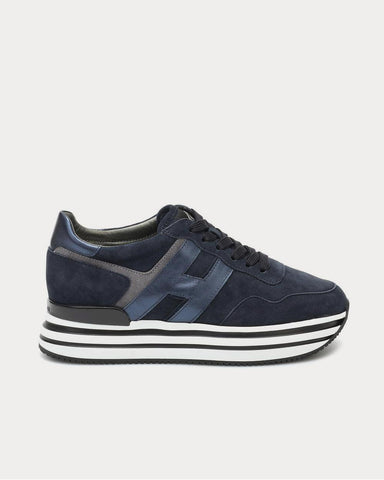 Hogan Midi Platform suede Notte Low Top Sneakers