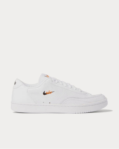 Nike Court Vintage Premium Logo-Embroidered Textured-Leather  White low top sneakers