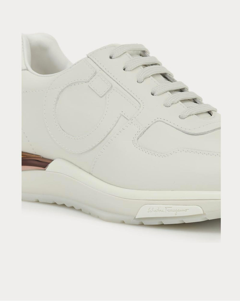 Salvatore Ferragamo Brooklyn leather White Low Top Sneakers - 4