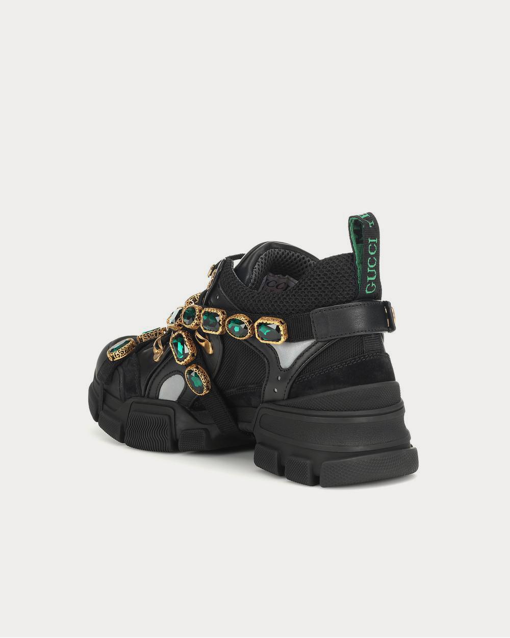 Gucci Flashtrek embellished Black Low Top Sneakers - 3