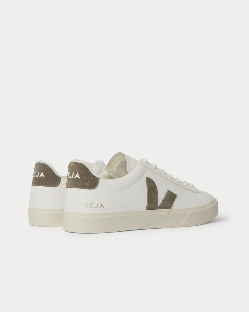 Veja Campo Suede-Trimmed Leather  White low top sneakers - 3