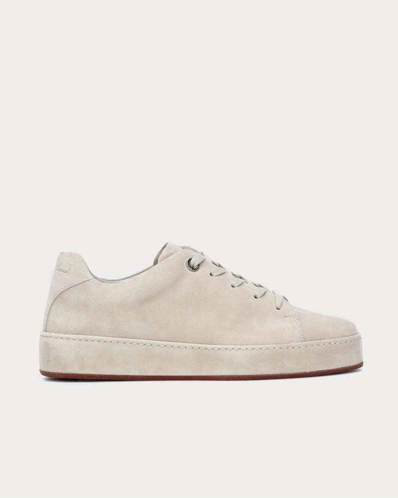 Loro Piana Nuages suede Beige Low Top Sneakers - 1