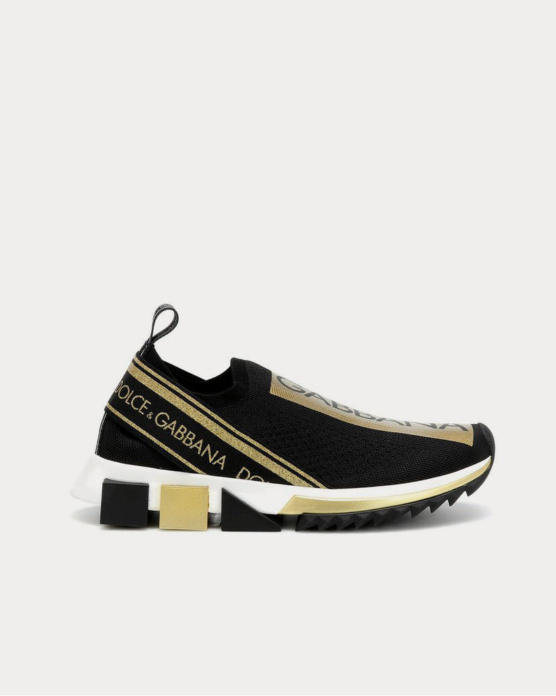 Dolce & Gabbana Sorrento black gold Low Top Sneakers - 1