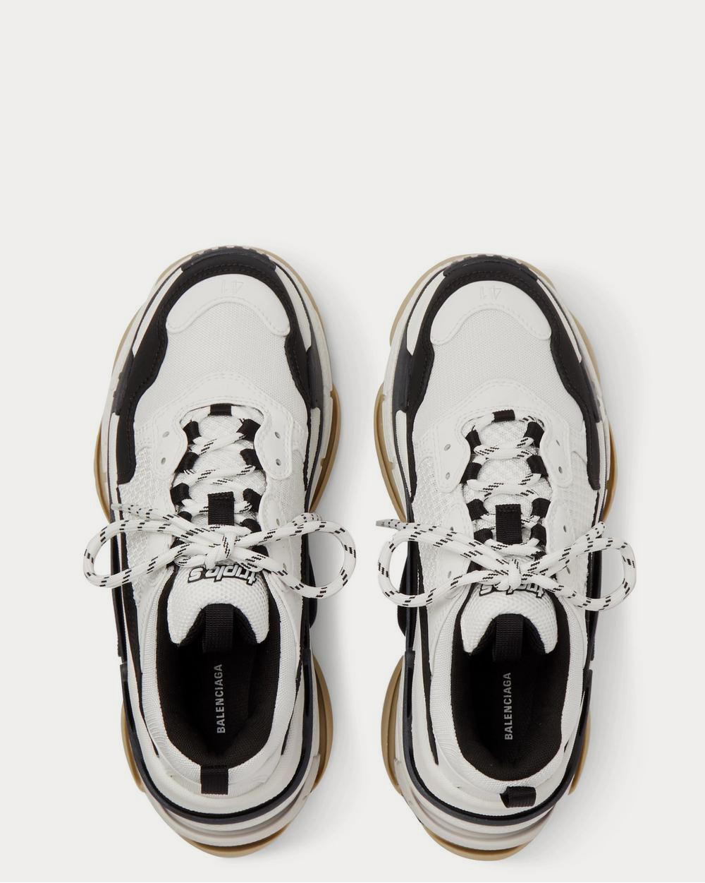 Balenciaga Triple S Mesh, Nubuck and Leather  White low top sneakers - 6