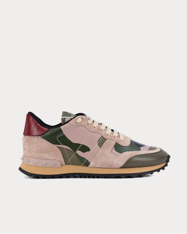 Valentino Valentino Garavani Rockrunner camouflage Green Low Top Sneakers