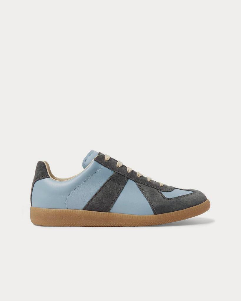 MAISON MARGIELA Replica leather and suede sneakers