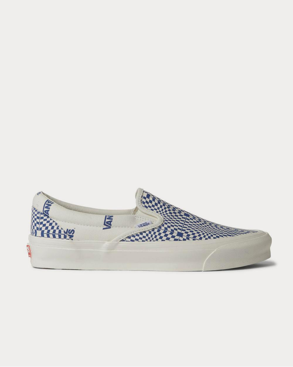 Vans OG Classic LX Printed Canvas  White slip on sneakers - 1