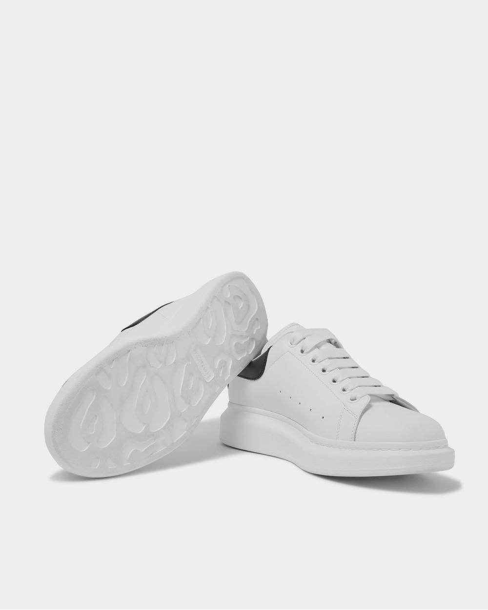 Alexander McQueen Exaggerated-Sole Leather  White low top sneakers - 3