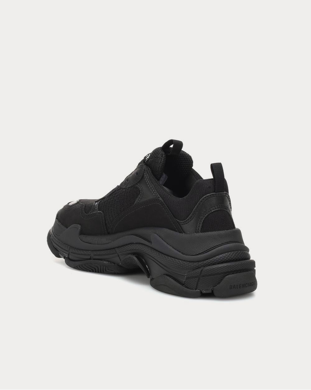 Balenciaga Triple S Black Low Top Sneakers - 3