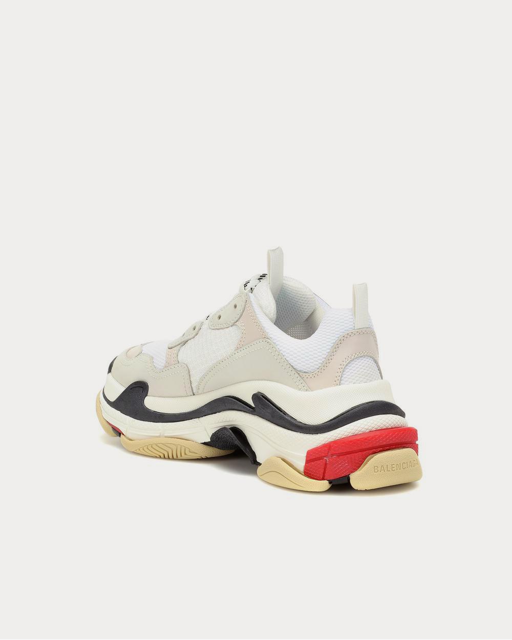 Balenciaga Triple S White Low Top Sneakers - 3