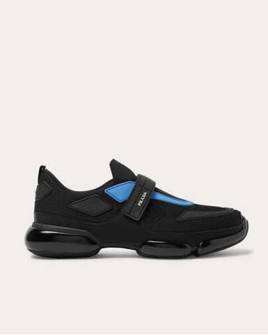 Prada Cloudbust Mesh and Rubber  Black low top sneakers