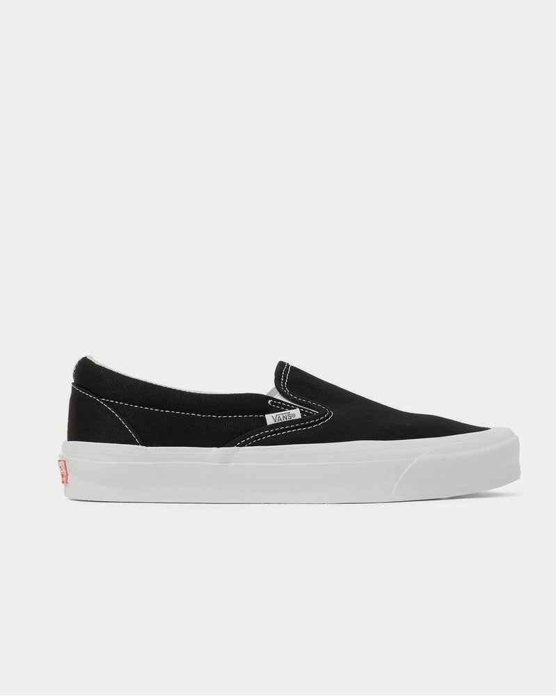 Vans UA OG Classic LX Canvas Slip-On  Black low top sneakers - 1