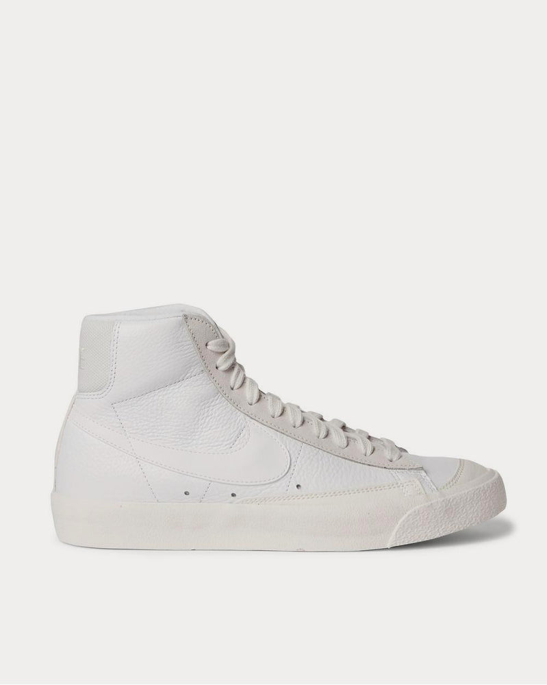 Nike Blazer Mid '77 Vintage Suede-Trimmed Leather High-Top  White low top sneakers - 1