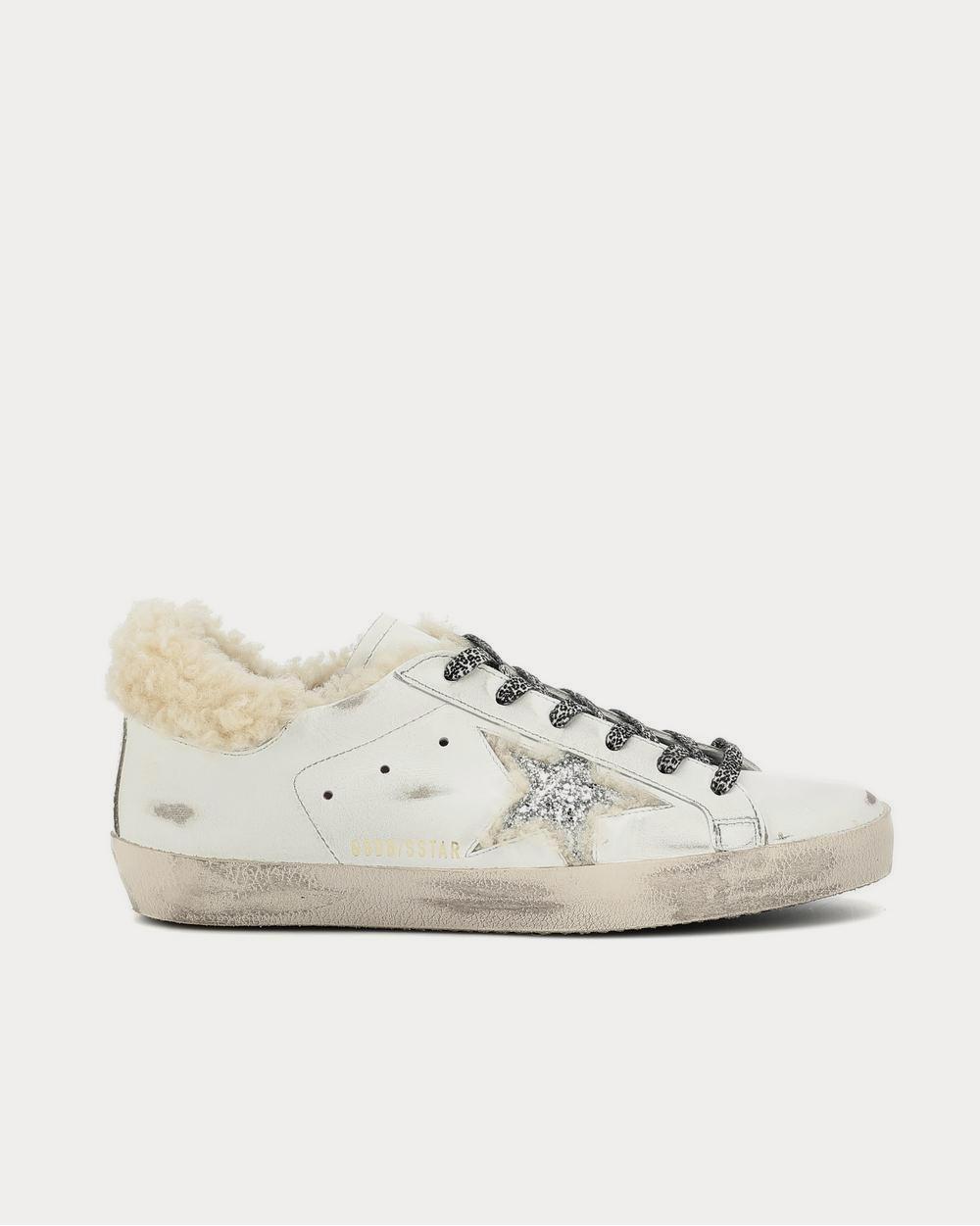 Golden Goose Superstar shearling-lined Silver Star White  Low Top Sneakers - 1