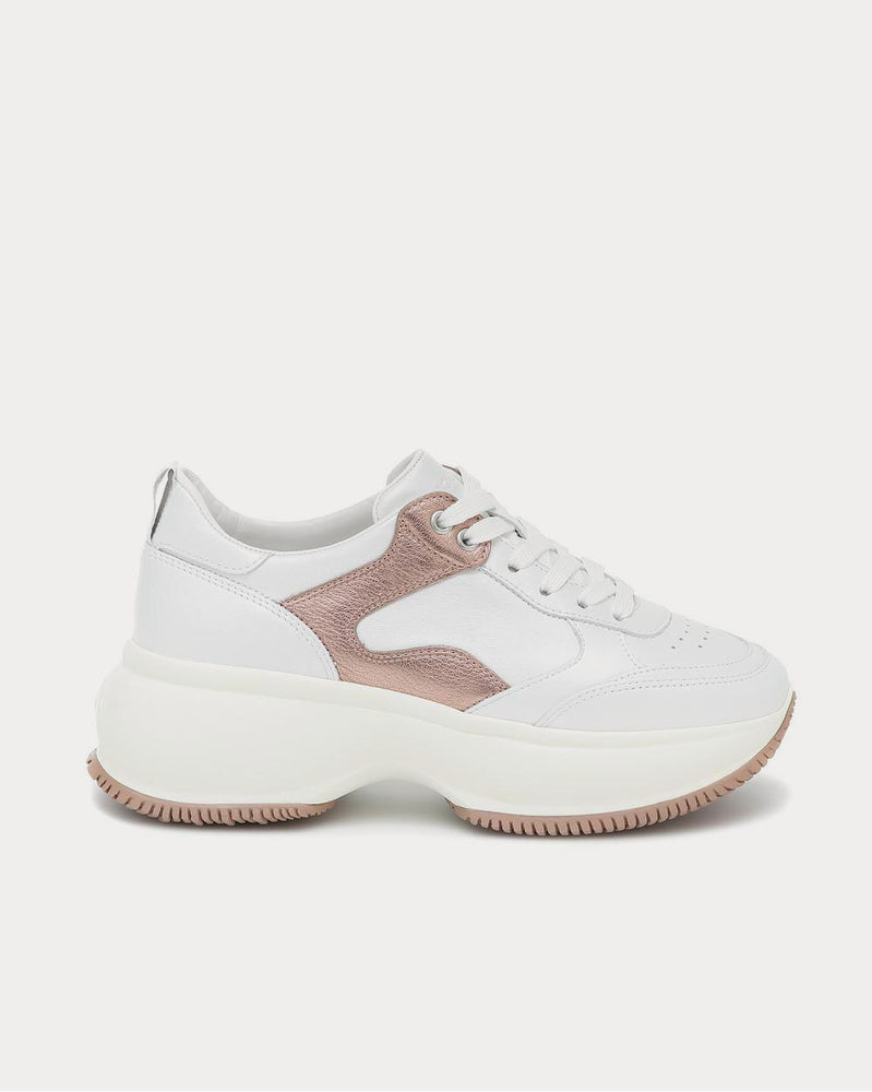 Hogan Maxi I Active leather Bianco Salmone Low Top Sneakers - 1