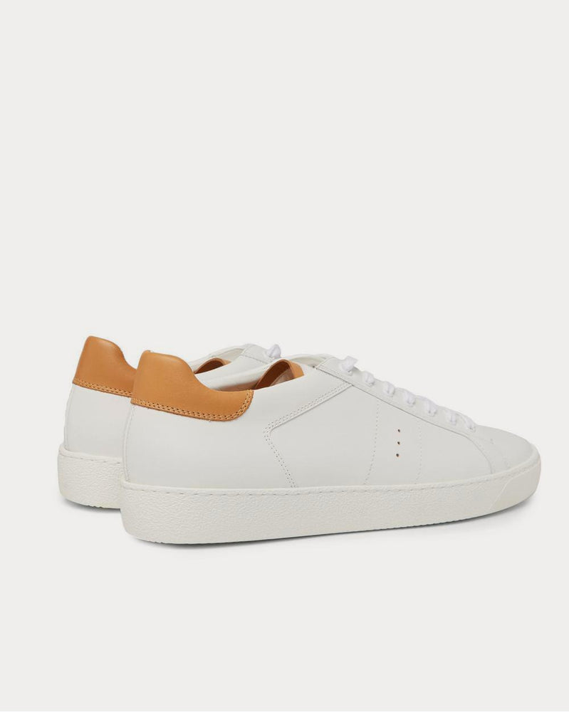 J.M. Weston Leather  White low top sneakers - 4