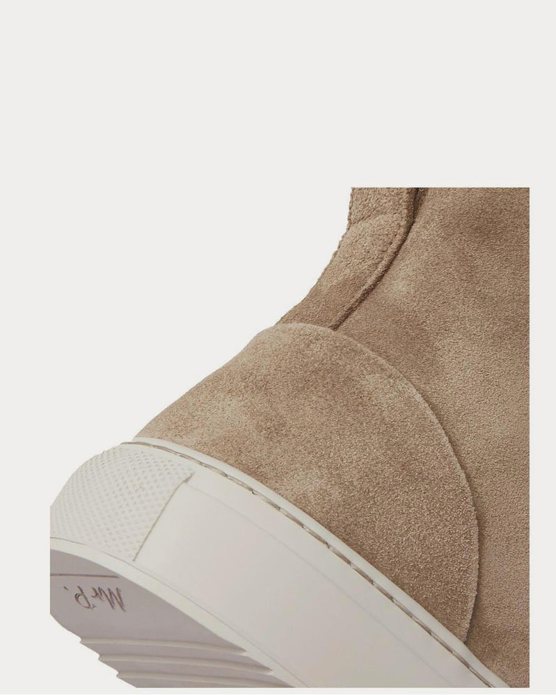 Mr P. Larry Suede  Taupe high top sneakers - 5