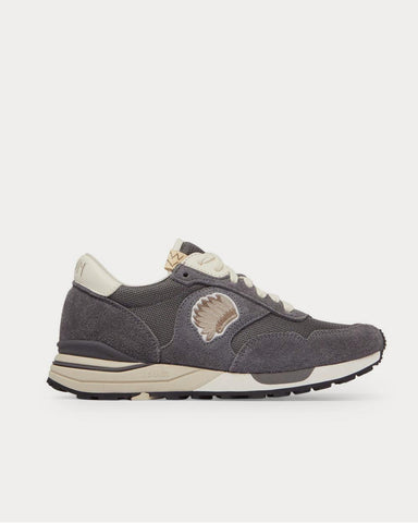 Visvim Roland Suede and Mesh  Gray low top sneakers