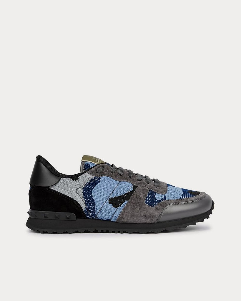 Valentino grey black camouflage rockrunner clearance sneaker