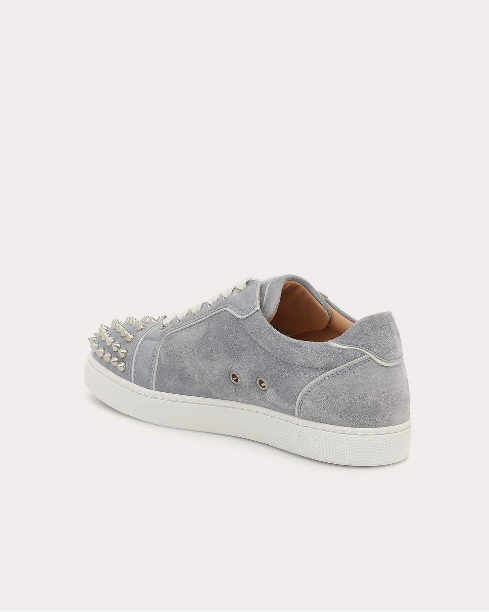 Christian Louboutin Vieira Spikes suede Brest Low Top Sneakers - 3