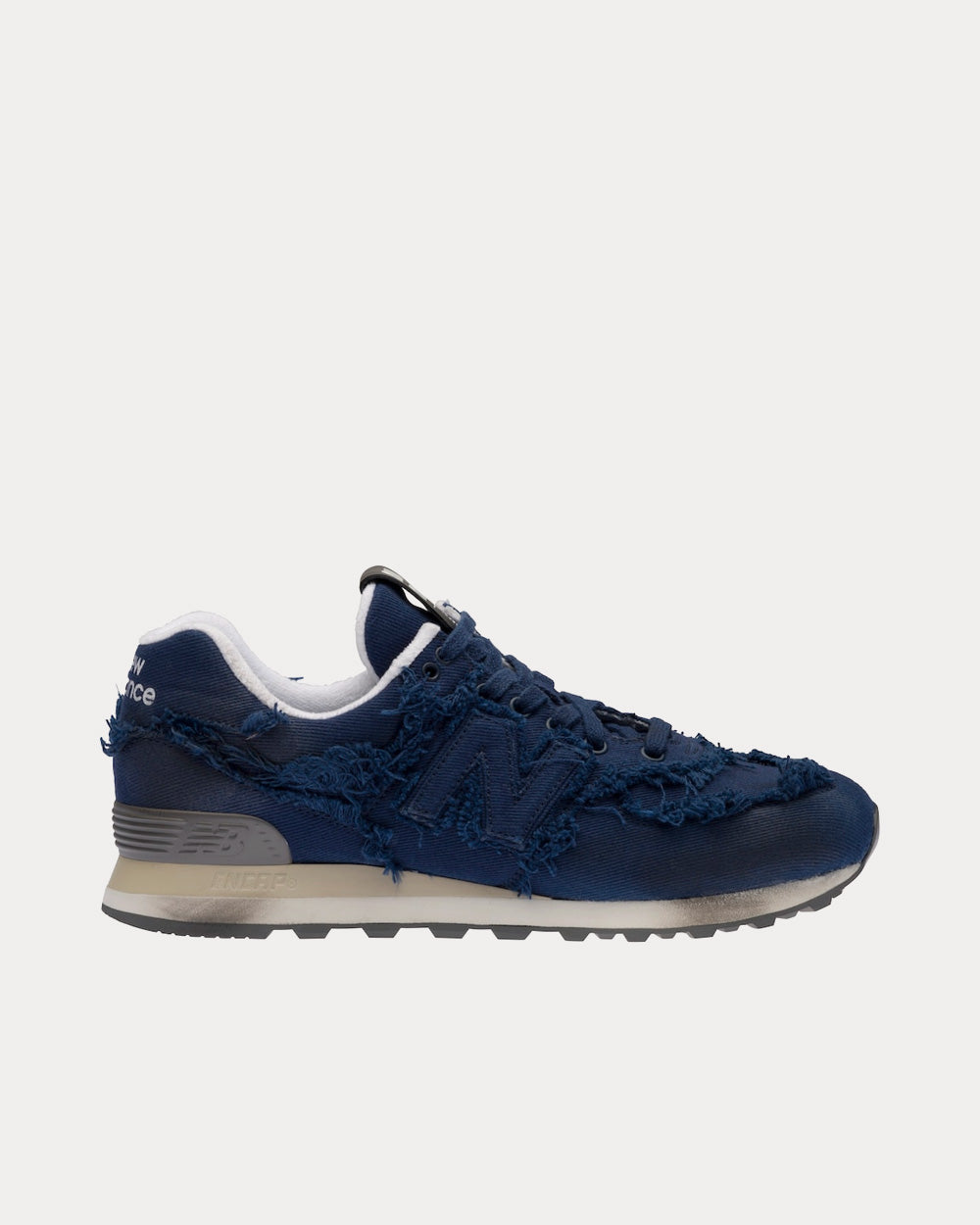 New Balance x Miu Miu 574 Denim Royal Blue Low Top Sneakers - Sneak in Peace