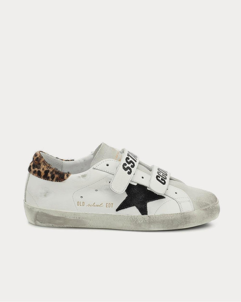 Golden Goose Old School leather White Low Top Sneakers - 1