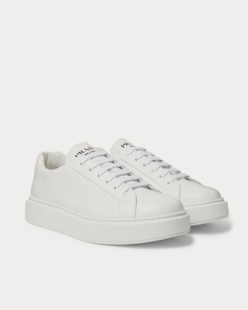 Prada Street Eighty Leather  White low top sneakers - 2