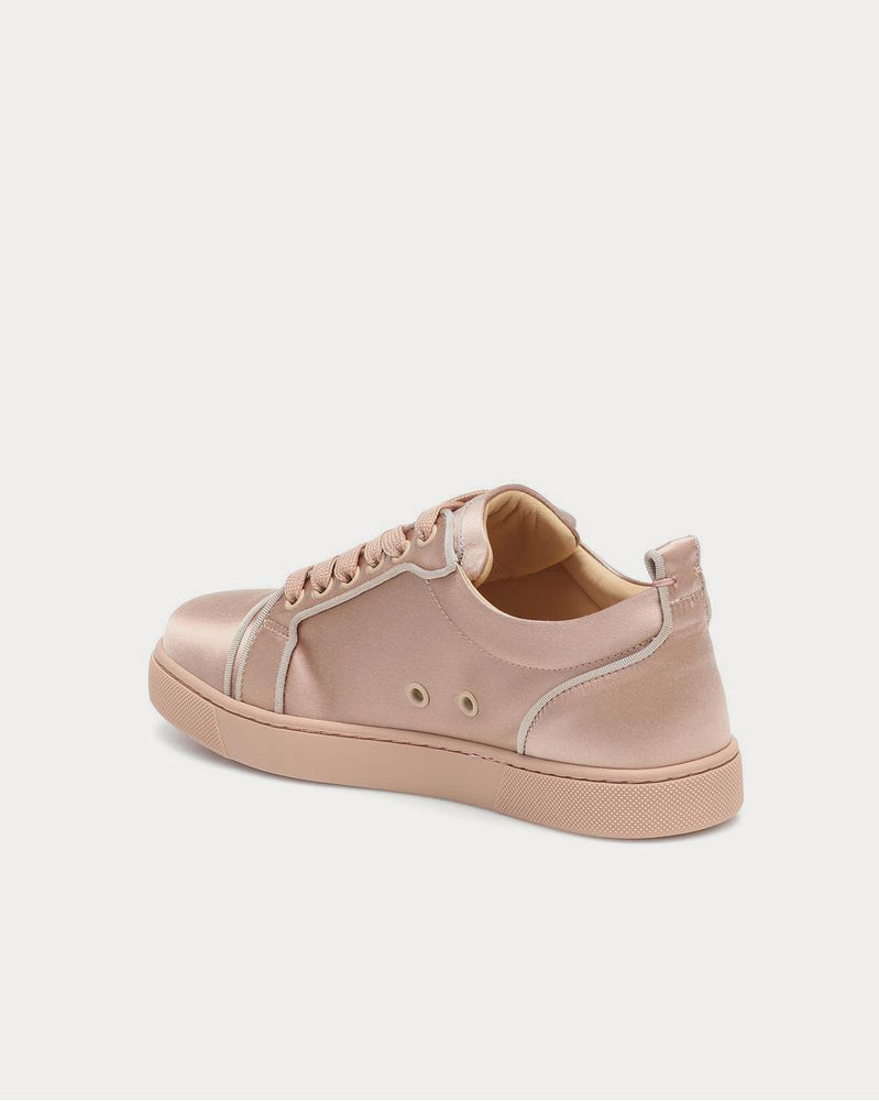 Christian Louboutin Louis Junior silk-satin Nude 2 Low Top Sneakers - 3