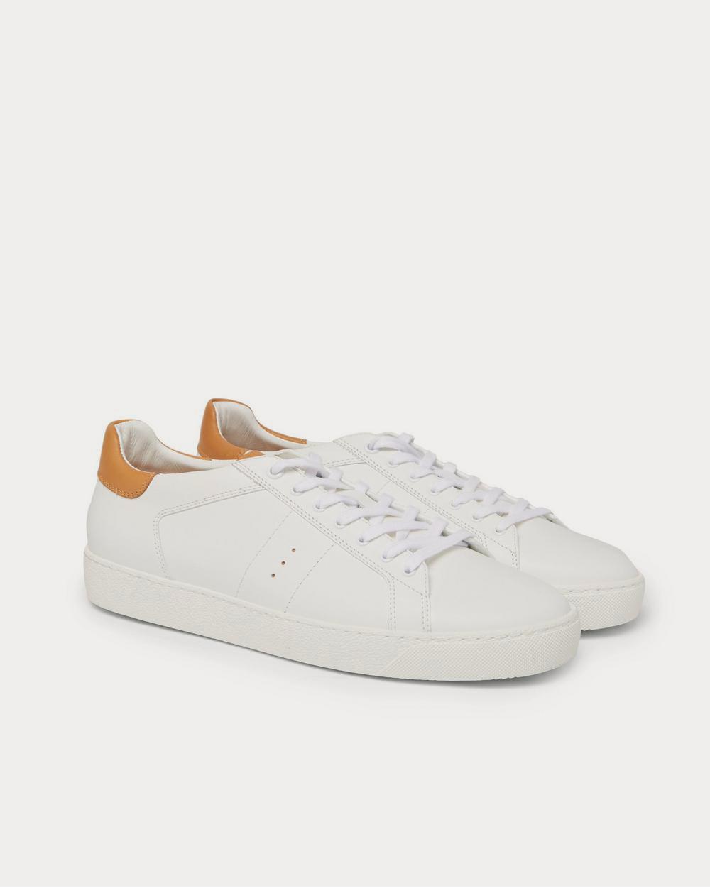 J.M. Weston Leather  White low top sneakers - 2