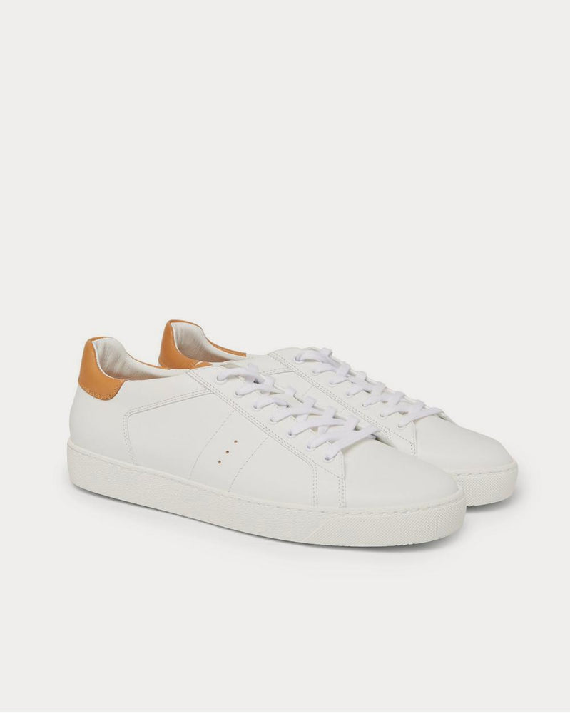 J.M. Weston Leather  White low top sneakers - 2