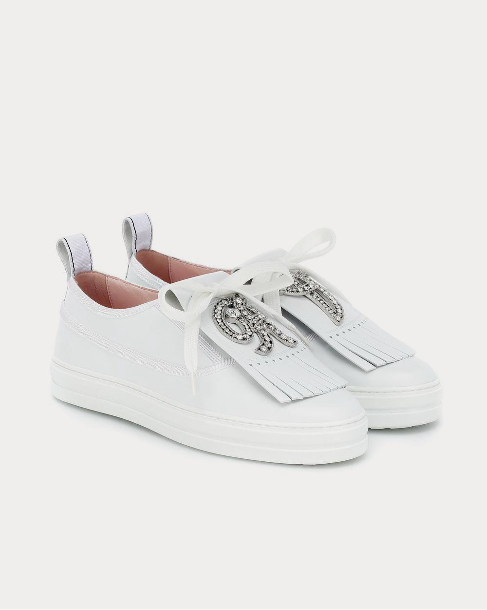 Roger Vivier Call Me Vivier leather Bianco Low Top Sneakers - 2