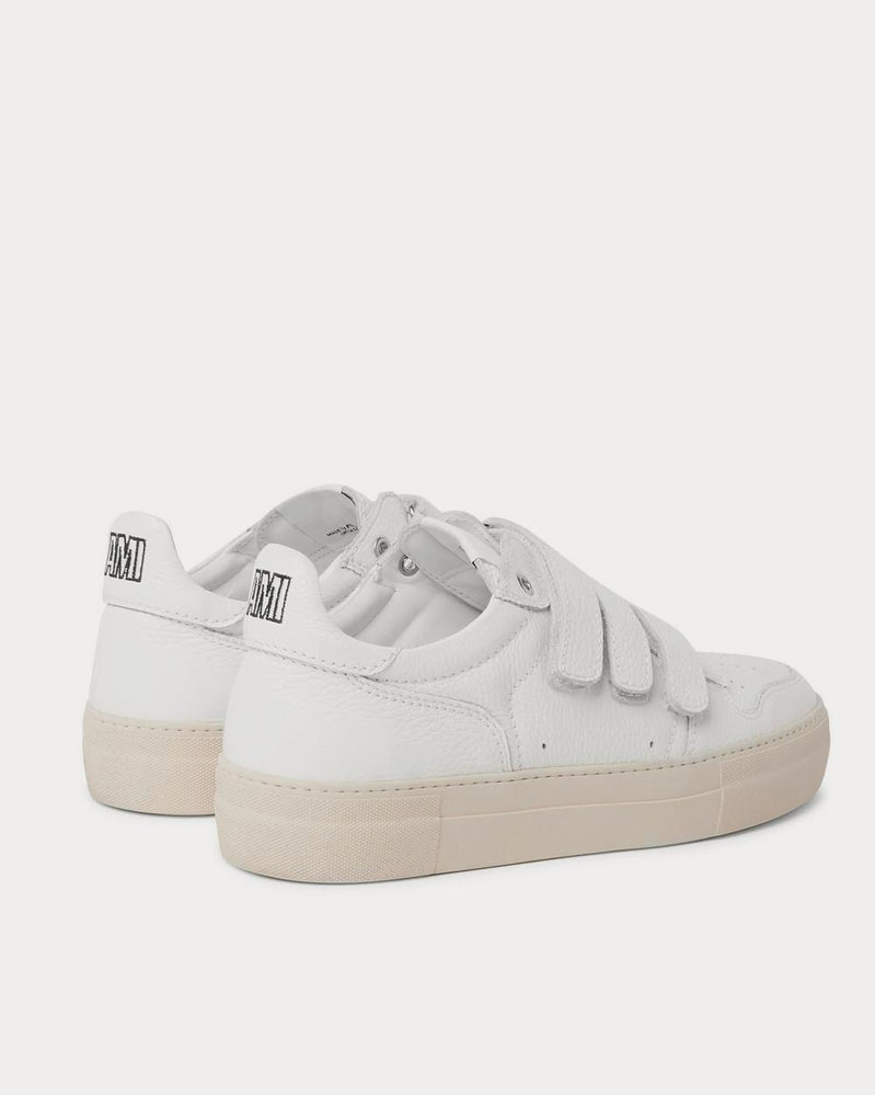 AMI Full-Grain Leather  White low top sneakers - 3