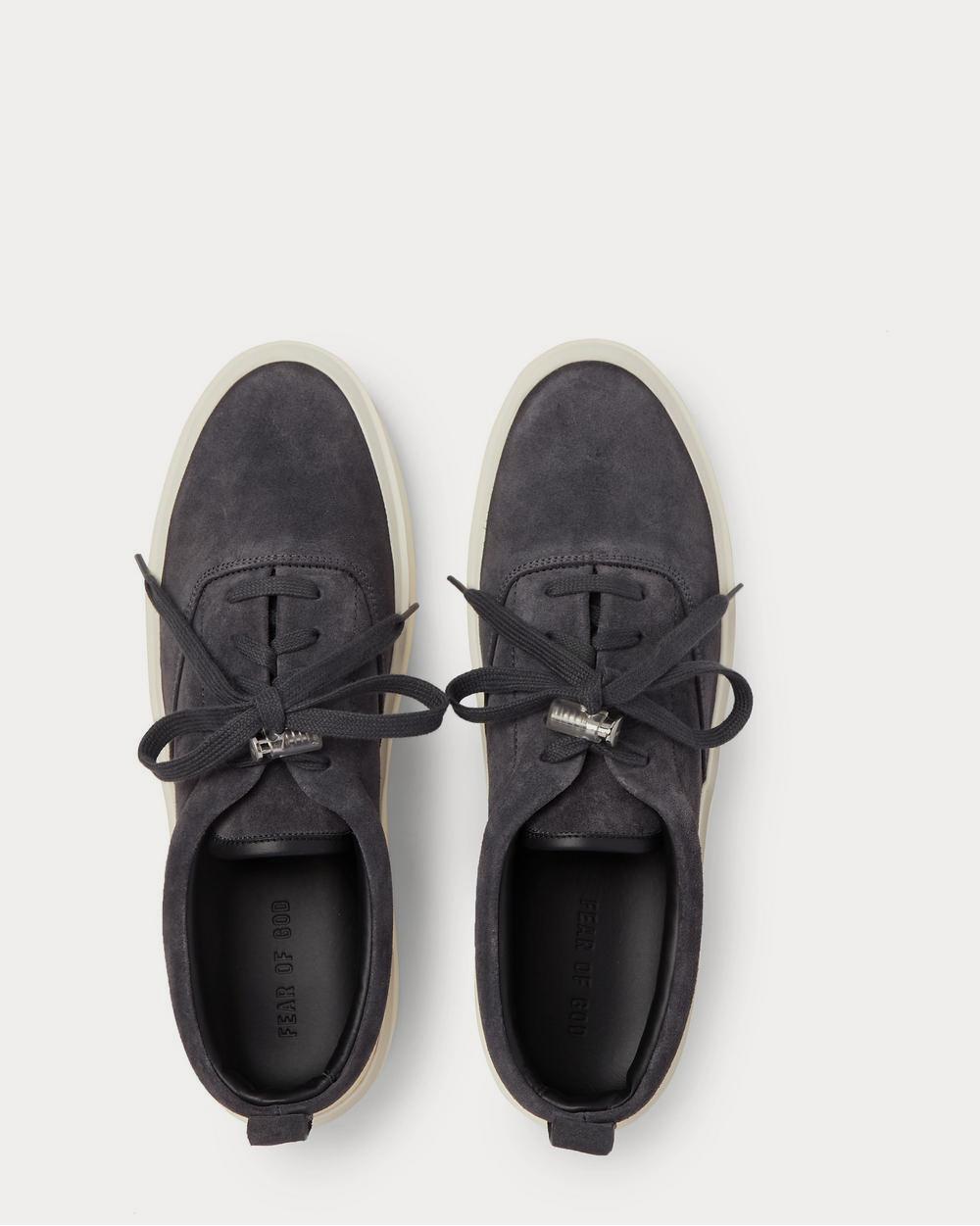 Fear of God 101 Leather-Trimmed Suede  Navy low top sneakers - 6