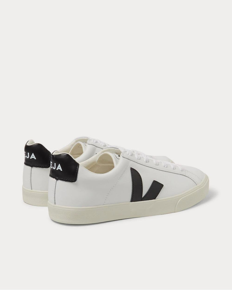 Veja Esplar Rubber-Trimmed Leather  White low top sneakers - 4