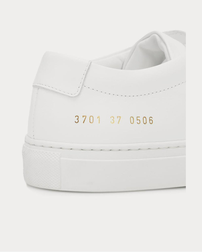 Common Projects Original Achilles leather White Low Top Sneakers - 4