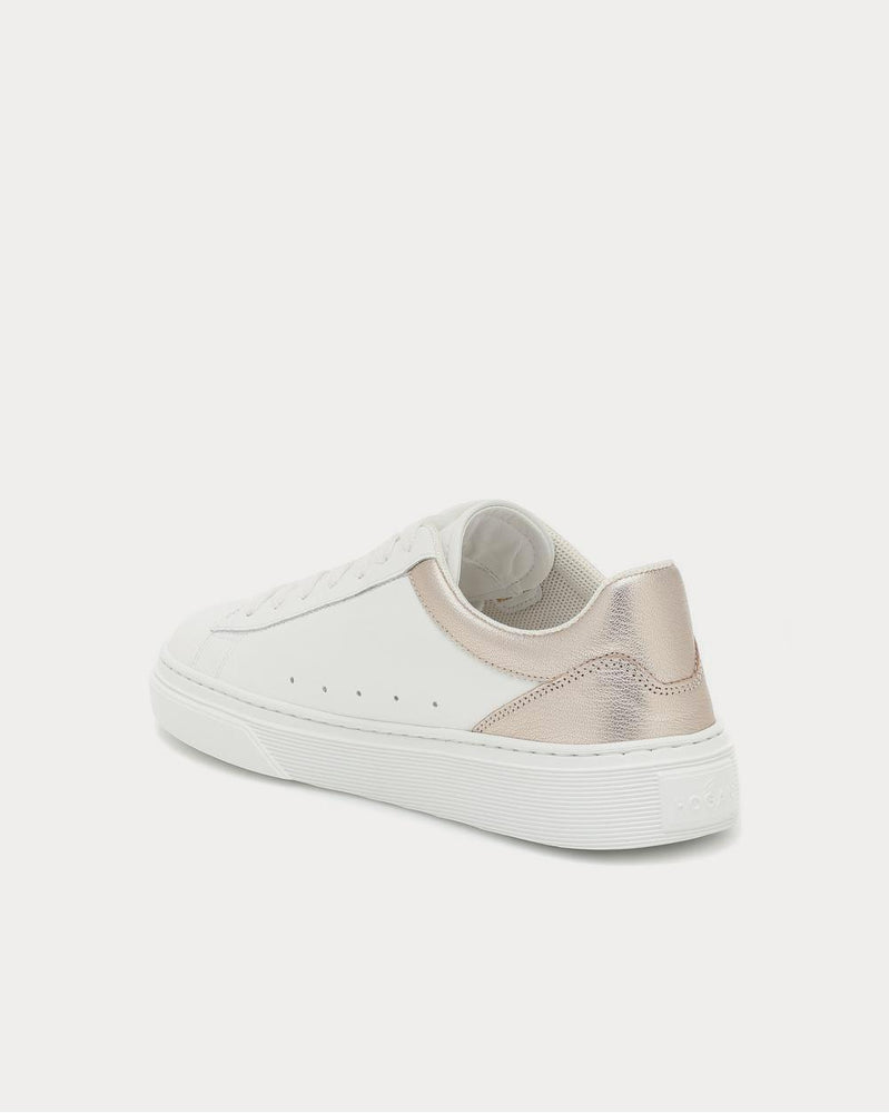 Hogan H365 leather Bianco Salmone Low Top Sneakers - 3