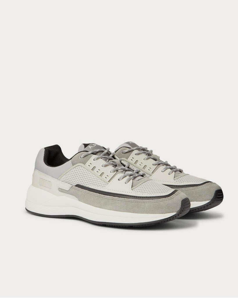 Walk Leather- and Suede-Panelled Mesh Sneakers