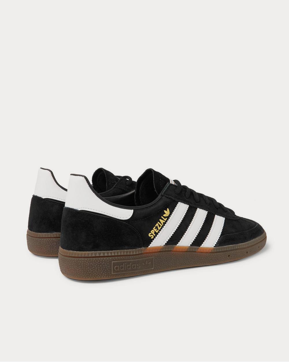 Adidas Handball Spezial Leather-Trimmed Suede  Black low top sneakers - 4