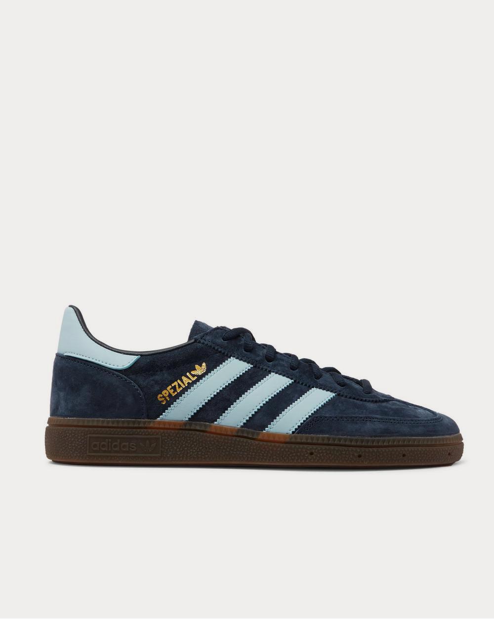 Adidas Handball Spezial Leather-Trimmed Suede  Navy low top sneakers - 1