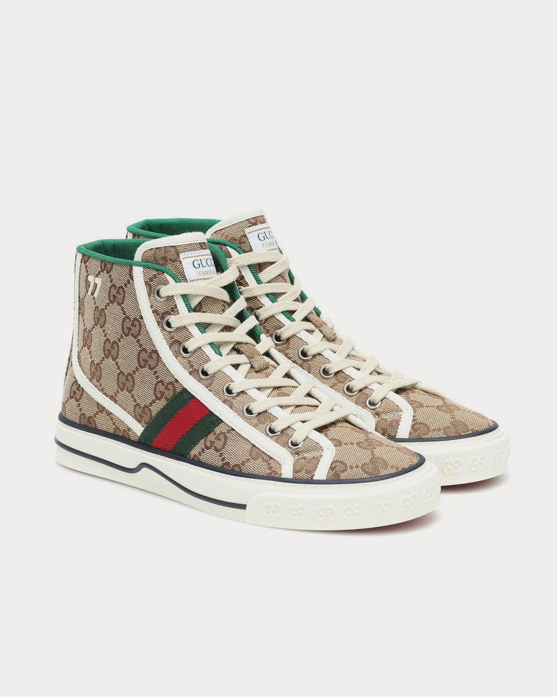 Gucci Gucci Tennis 1977 Beige High Top Sneakers - 2