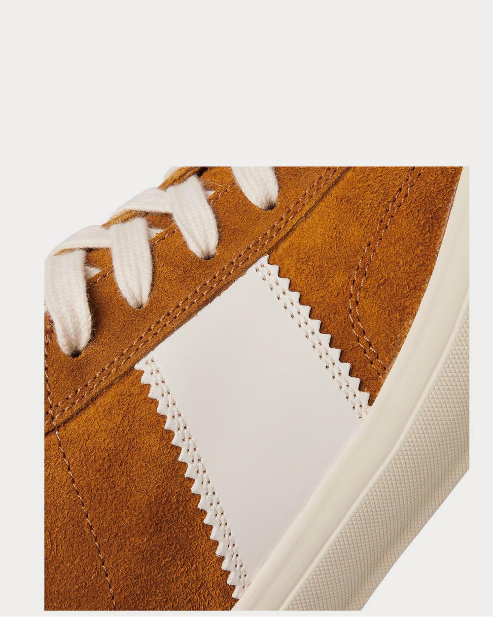 Tom Ford Cambridge Leather-Trimmed Suede  Brown low top sneakers - 4