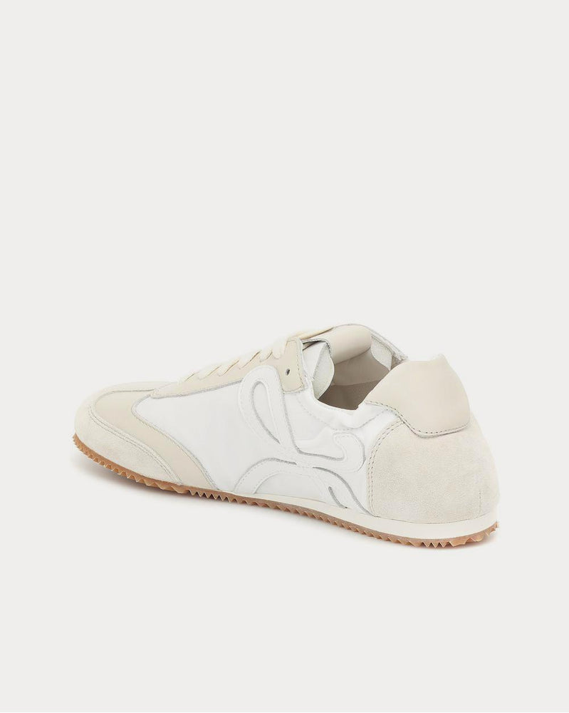 Loewe Ballet Runner leather and suede White Low Top Sneakers - 3