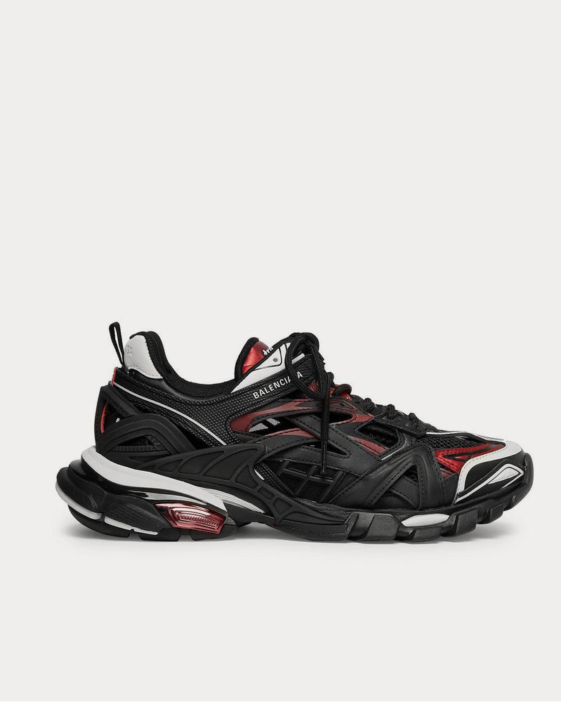 Balenciaga Track.2 Nylon, Mesh and Rubber  Black low top sneakers - 1