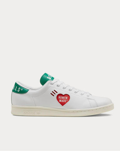 Adidas x Human Made Stan Smith Logo-Print Leather  White low top sneakers