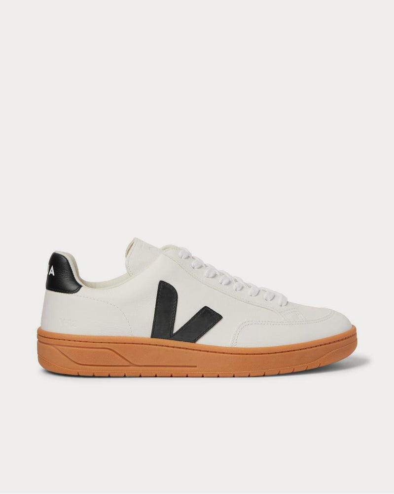 Veja V-12 Leather  White low top sneakers - 1